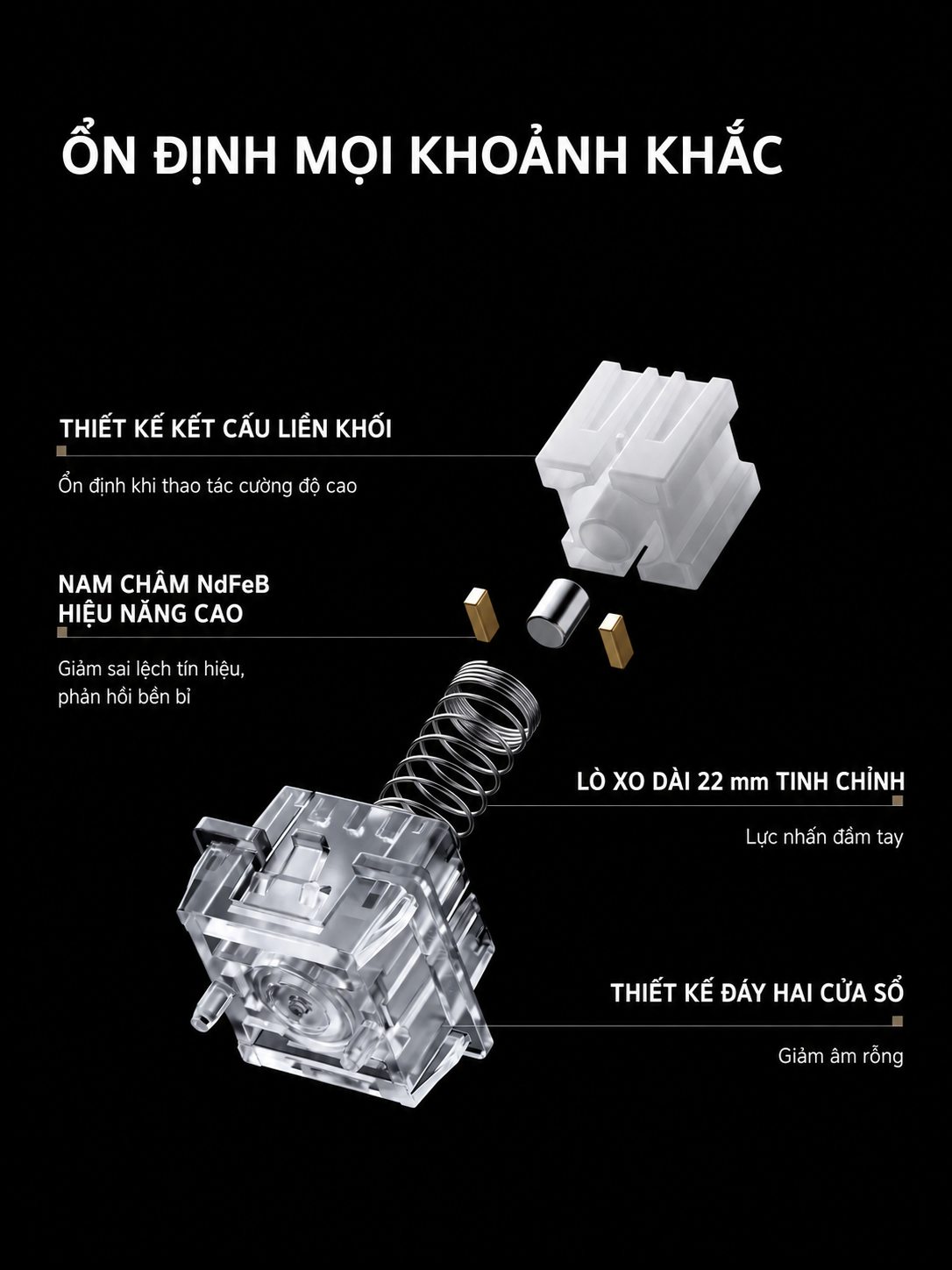 Cấu trúc switch HE MCHOSE God 60