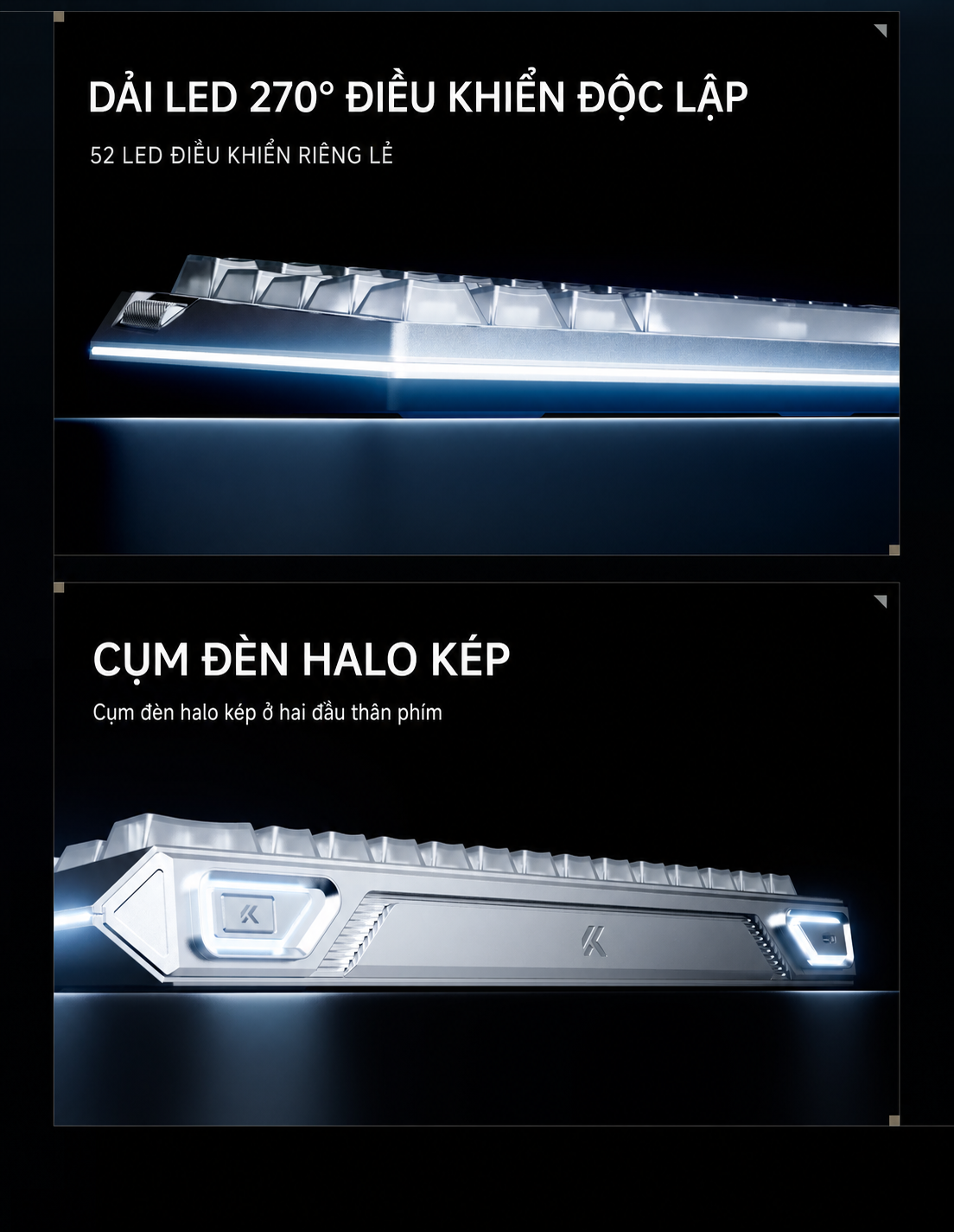Dải LED 270 độ điều khiển độc lập