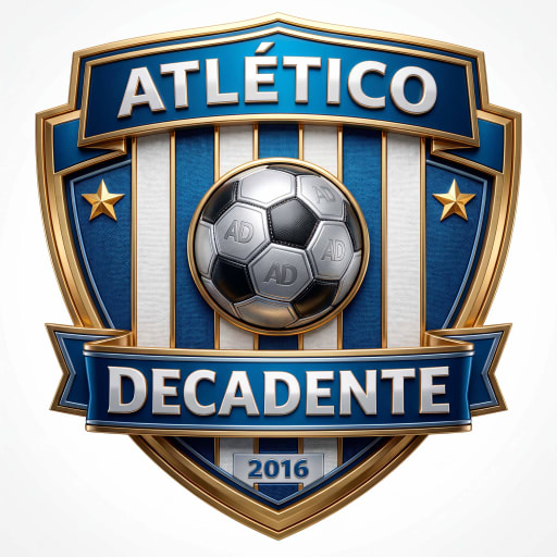 Escudo del equipo Atlco. Decadente