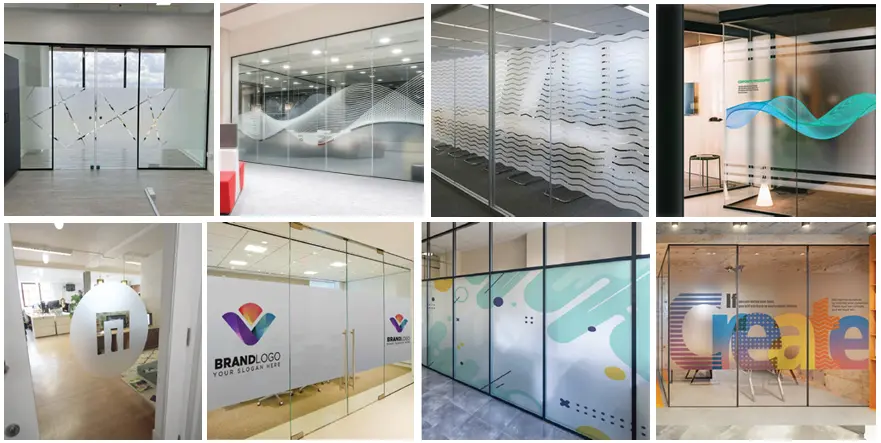 Office Glass Frosted Film & Stickers - Creative Eye