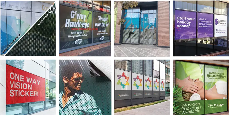 One-Way Vision Window Graphics - Creative Eye
