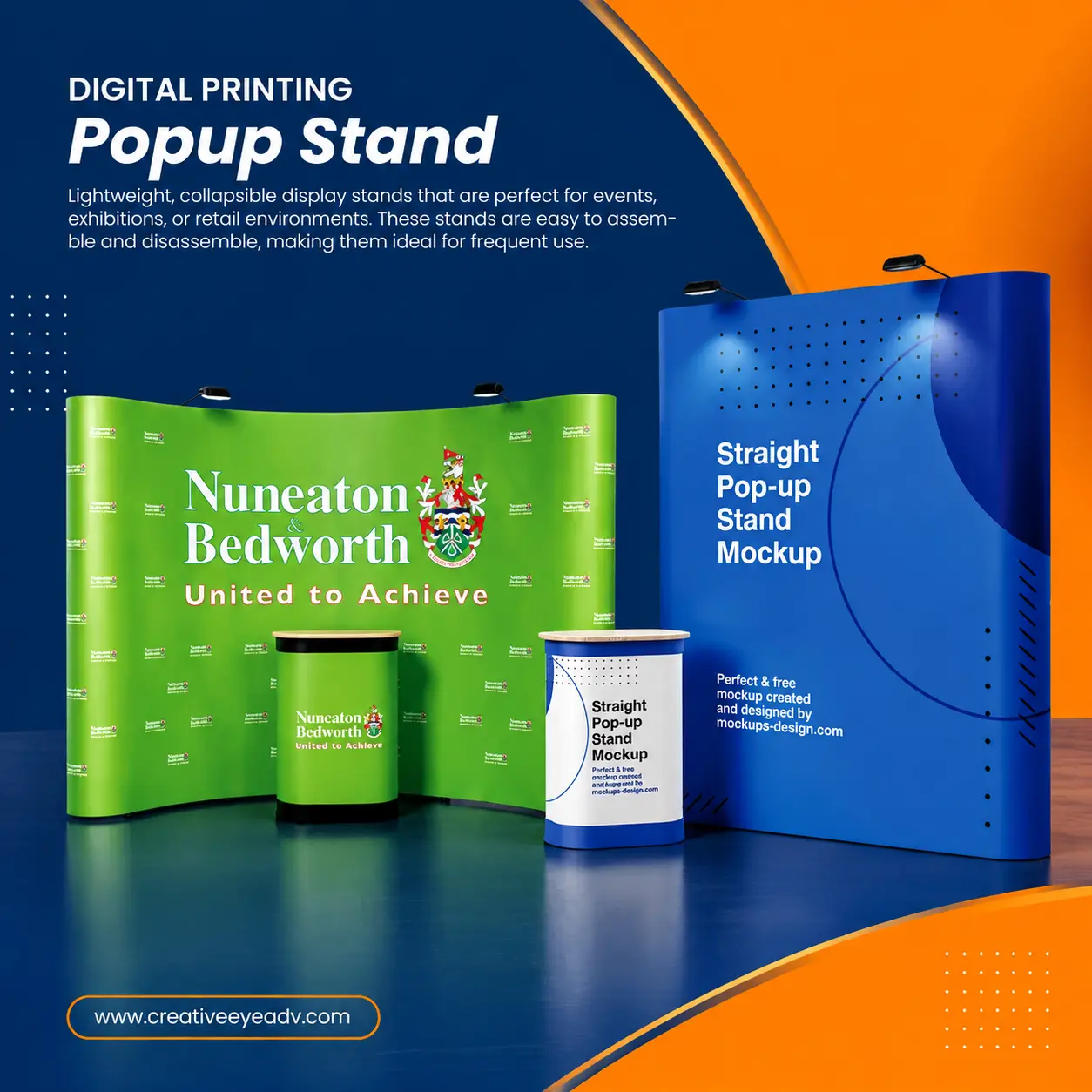Portable Event Pop-Up Stands - Creative Eye