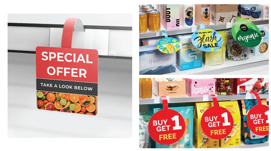 Custom Retail Wobblers & Shelf Talkers - Creative Eye