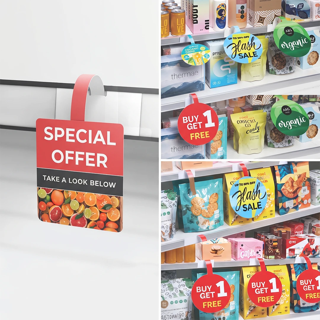 Custom Shelf Talkers, Retail Shelf Strips & Point-of-Purchase Display Printing