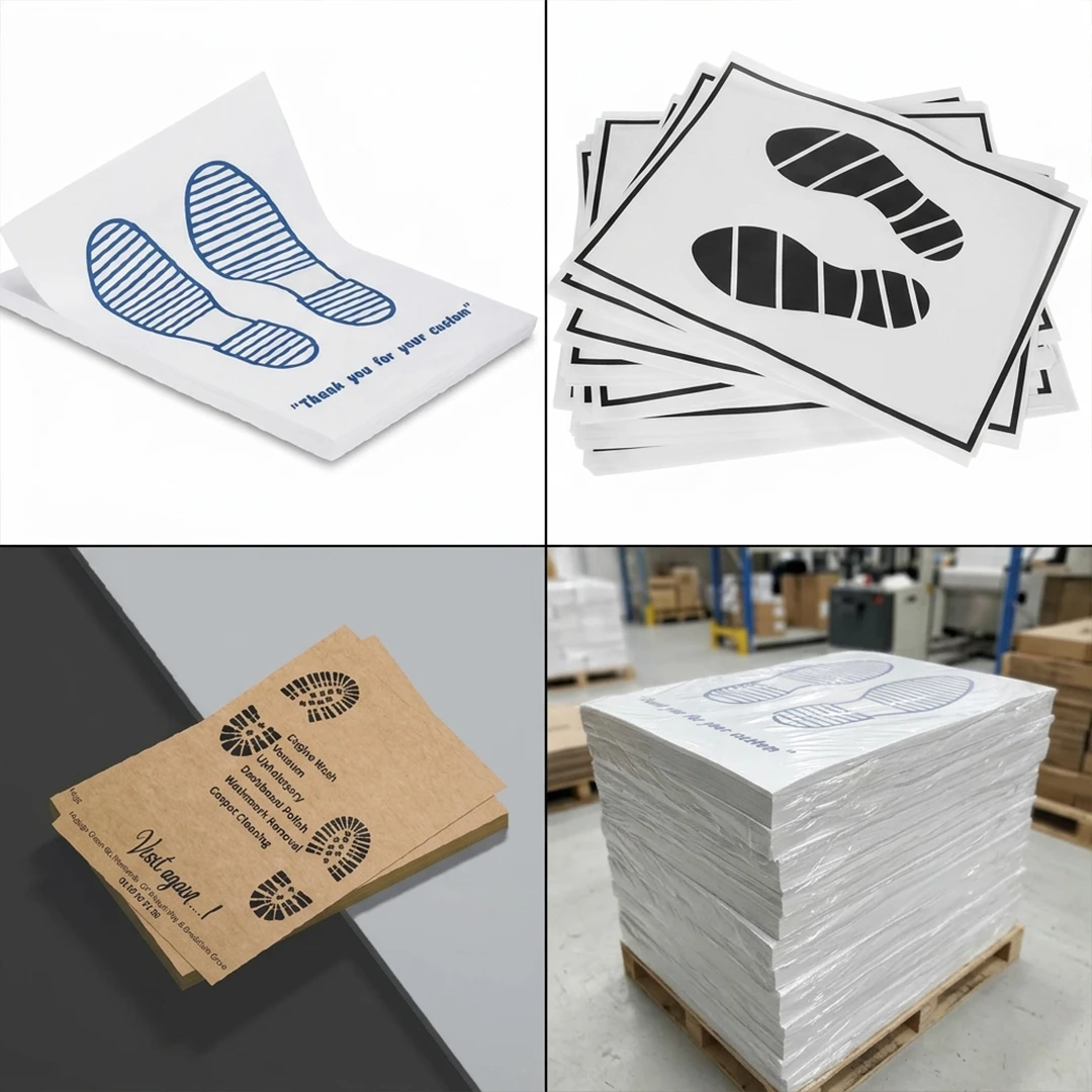 Custom Disposable Paper Floor Mats | Car Service & Dealership Floor Protectors