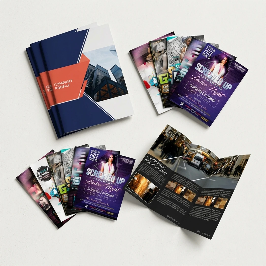 Custom Corporate Brochures, Company Profiles & Promotional Flyers Printing