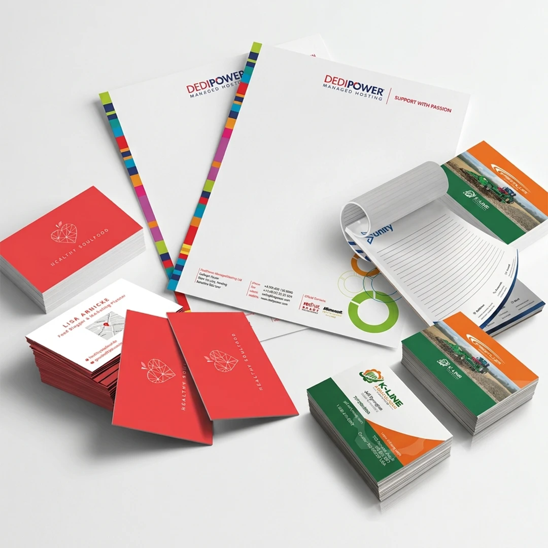 Custom Corporate Stationery Sets & Branded Business Cards | Letterheads & Notepads Printing