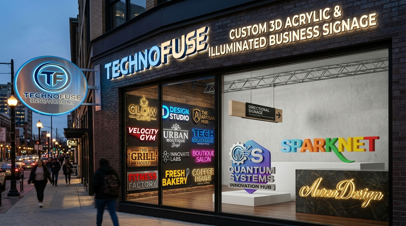 Custom Sign Boards & 3D Signage - Creative Eye