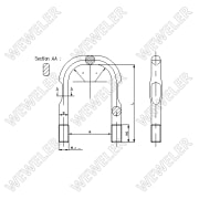 Fjäderkrampa m mutter Scania 2030493