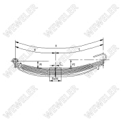 Bakfjäder Volvo 257464