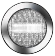 Backljus LED m.deko-ring krom