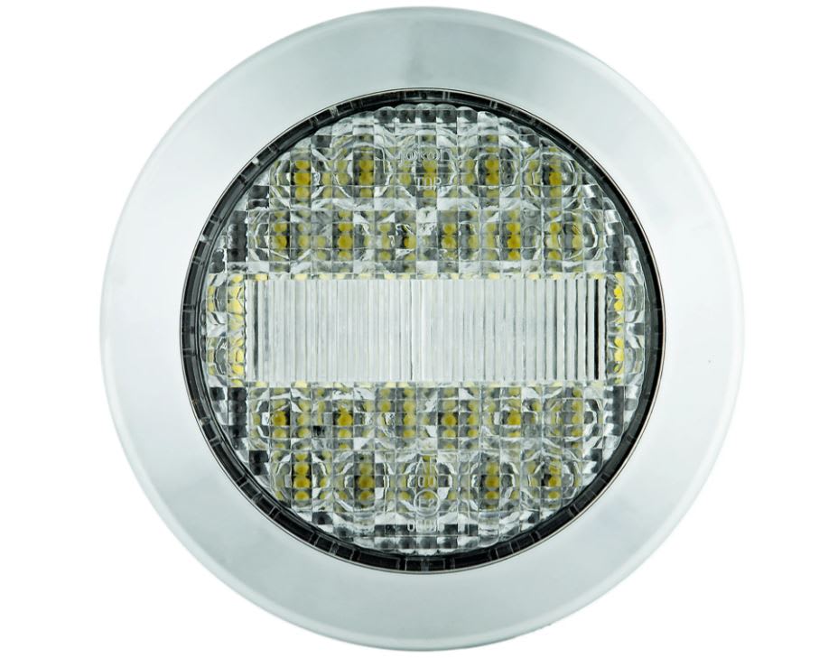 891/01/04, M891 Led Weiss Vordere Markerlampe 0,5M Kabel (12/24V