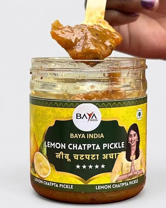 BAYA INDIA Lemon Chatpata Pickle Lemon Pickle (250 g)