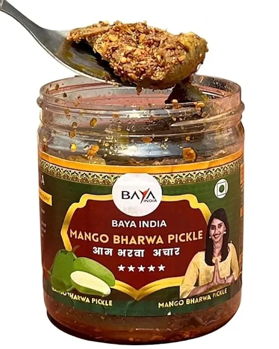 Stuffed Mango Pickle | Aam Ka Sukha Achar | Homemade Pickle | Baya India - KaashtKart