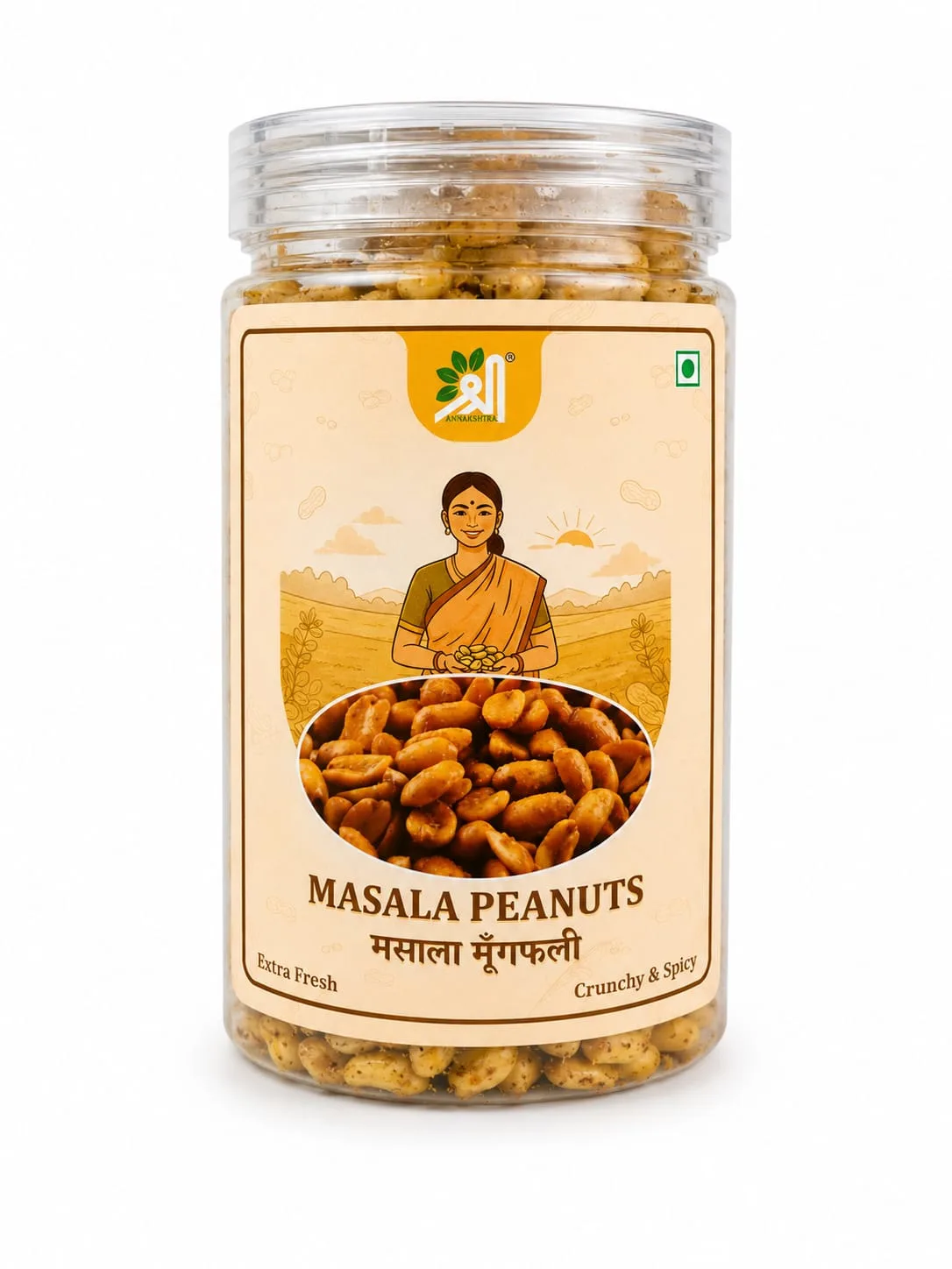 Annashree Masala Peanuts |Net Weight: 500gm - KaashtKart