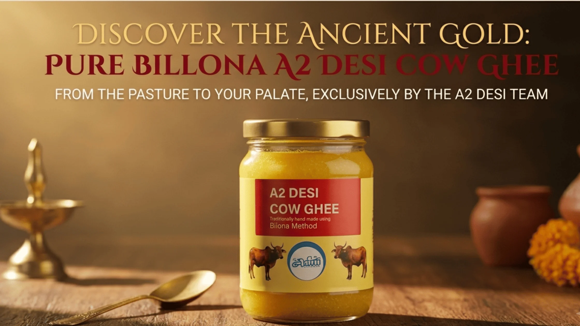 Pure Liquid Gold: The Health Benefits & Tradition of A2 Desi Cow Ghee