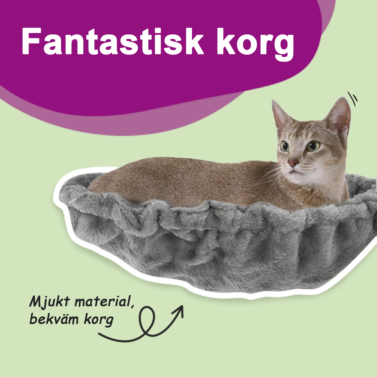 Klösträd med sisalpelare ljusgrå 183 cm