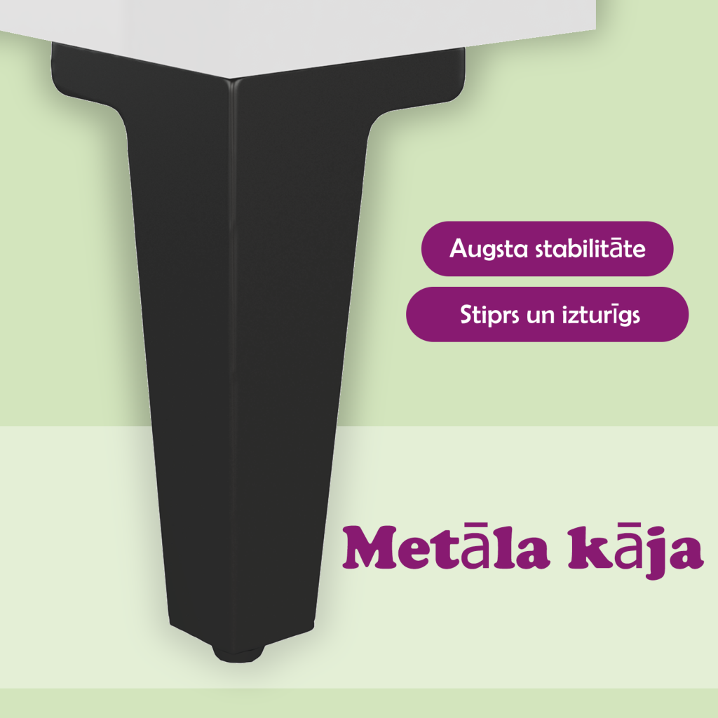 kafijas galdiņš, balts, 90x50x40 cm, inženierijas koks