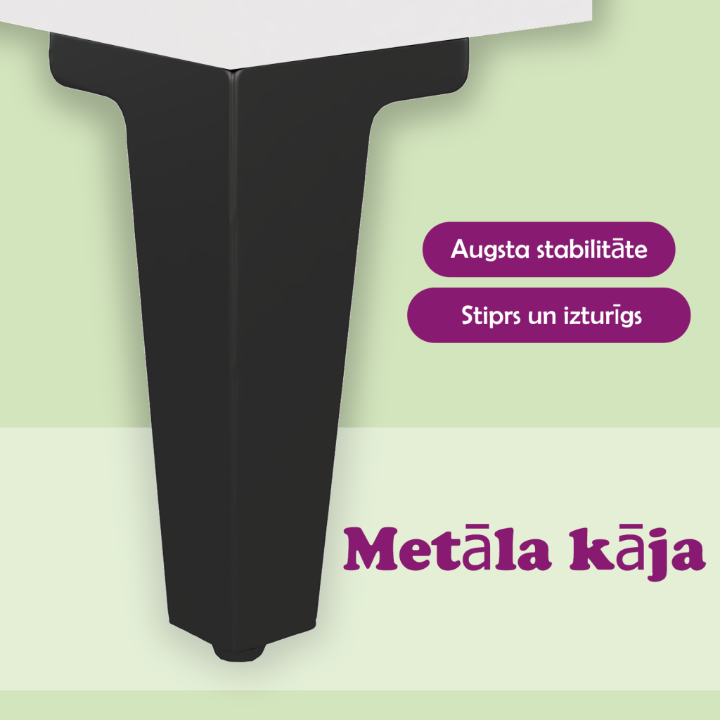 rakstāmgalds, balts, 140x50x75 cm, inženierijas koks