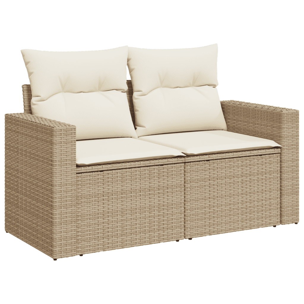 Gartenmöbel Sofa Garnitur Kissen Lounge Set Gartengarnitur Poly Rattan vidaXL - Bild 18 von 96