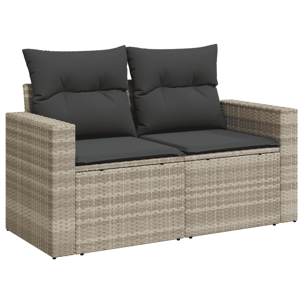 Gartenmöbel Sofa Garnitur Kissen Lounge Set Gartengarnitur Poly Rattan vidaXL - Bild 66 von 96