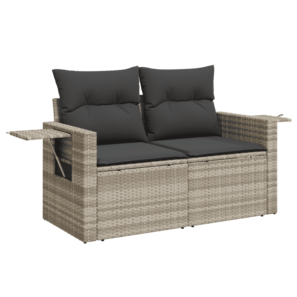 Sofasæt til haven 6 dele med hynder polyrattan - Billede 5