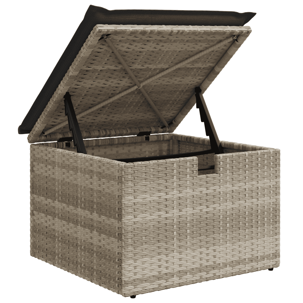 Sofasæt til haven 6 dele med hynder polyrattan - Billede 9