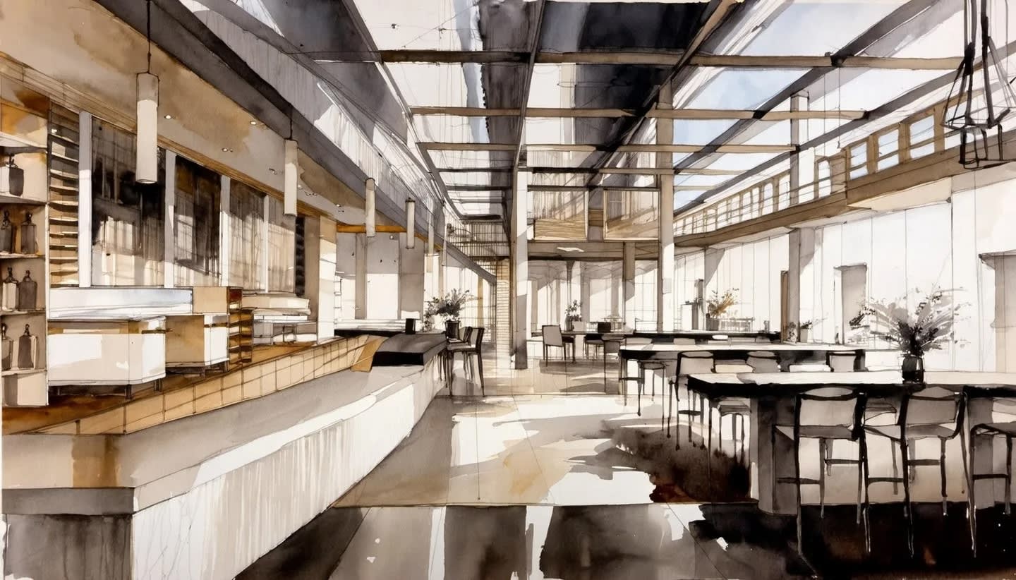 6_oil_ink_architecture_sketch_watercolor