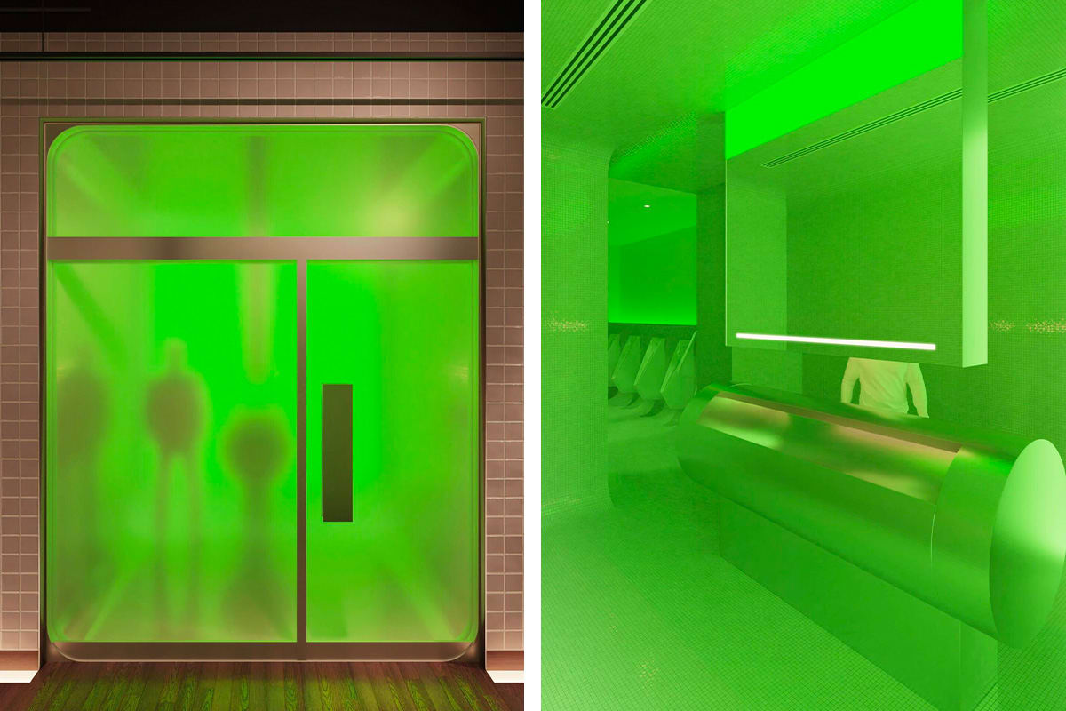 〈MARUNOUCHI HOUSE TOILET〉のイメージパース