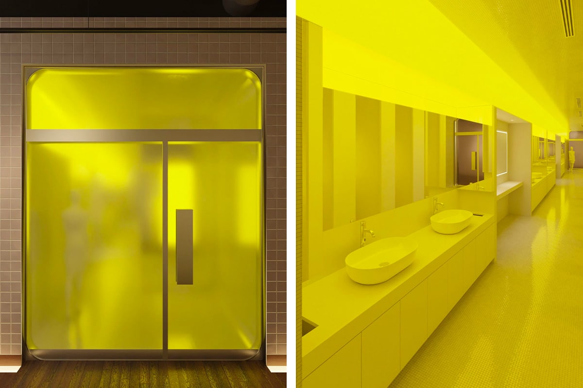 〈MARUNOUCHI HOUSE TOILET〉のイメージパース