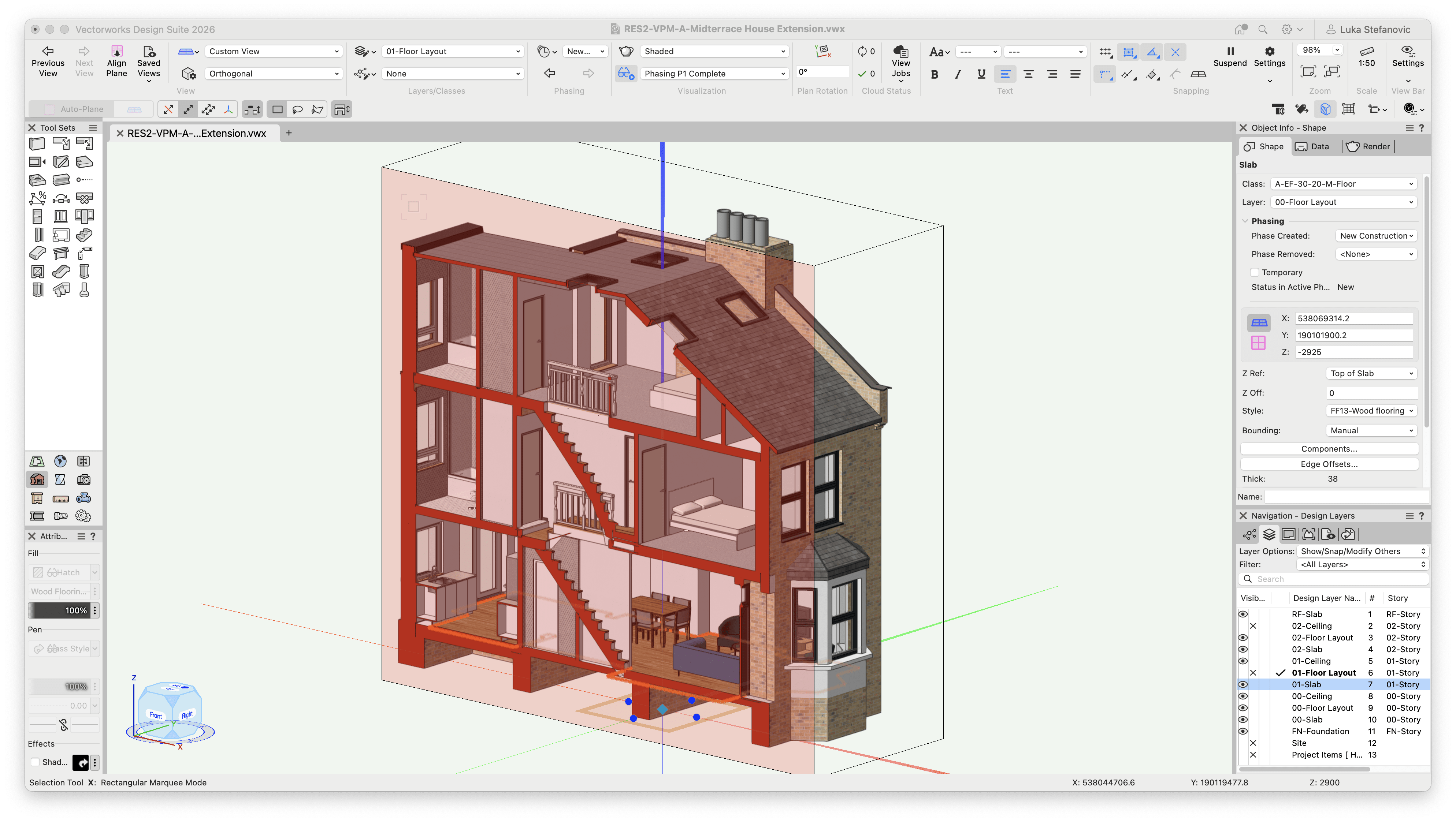 clip cube in Vectorworks