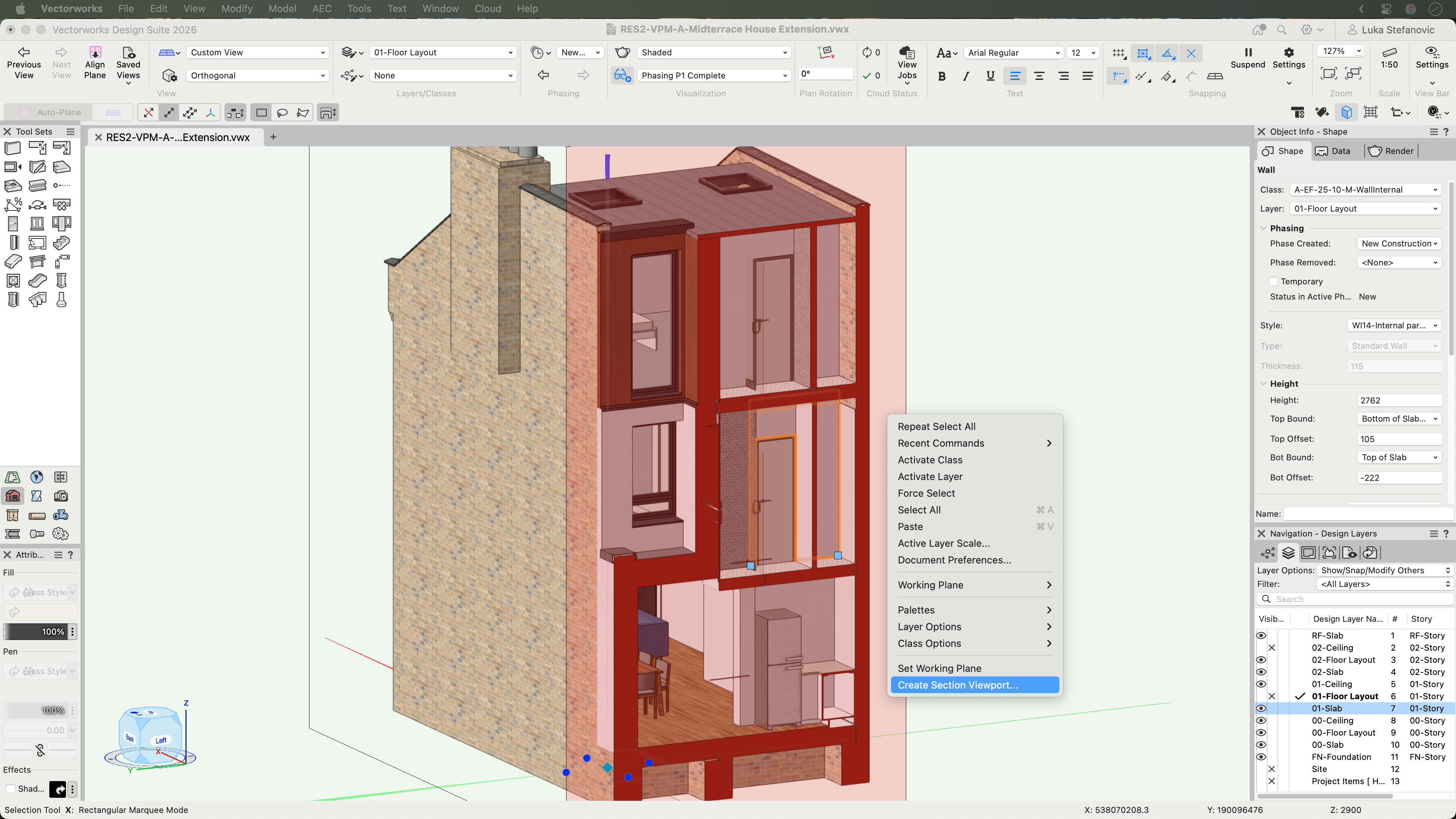 clip cube in Vectorworks