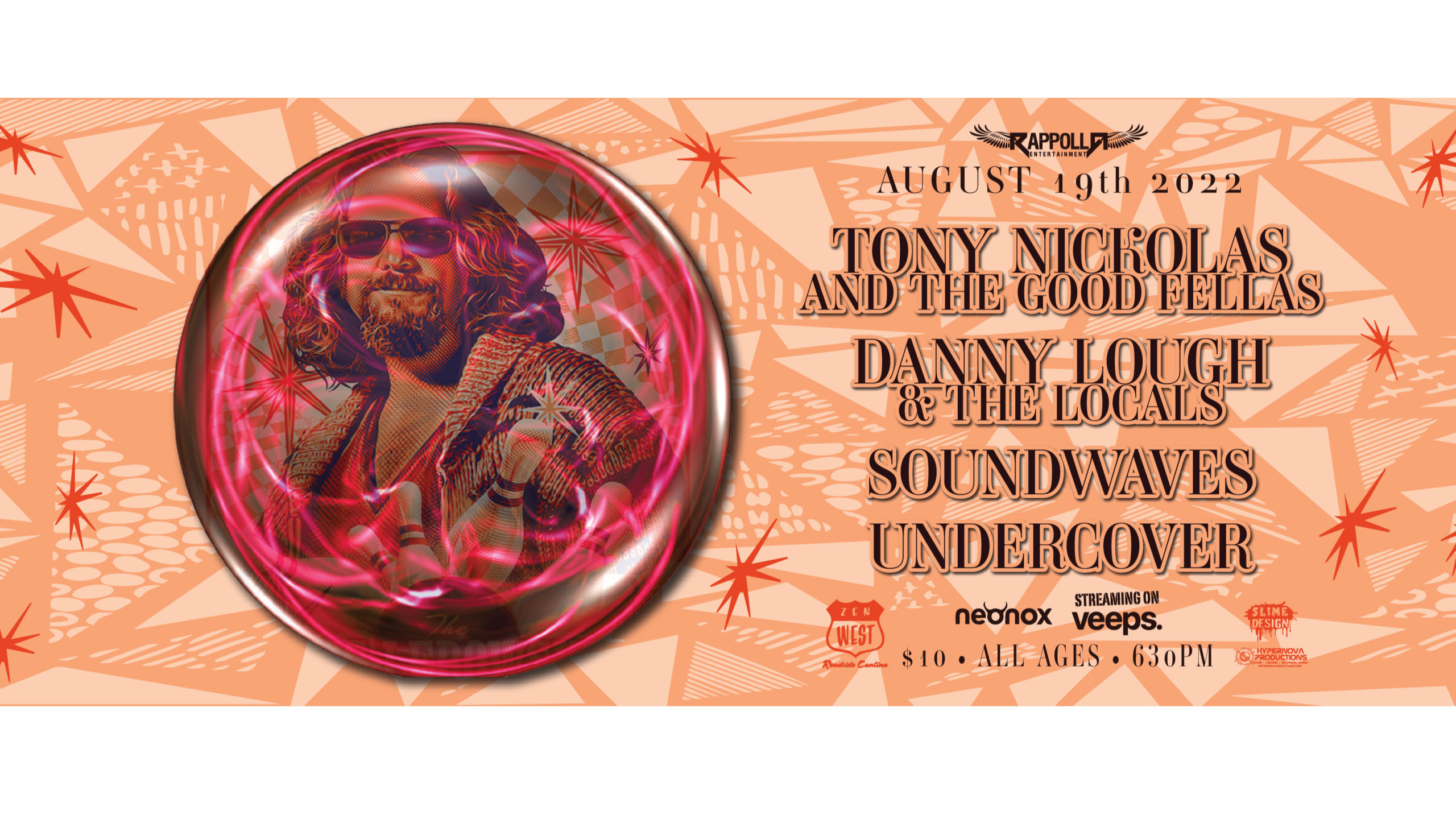 Tony Nickolas And The Goodfellas, Danny Lough & The Locals, Soundwaves, Und