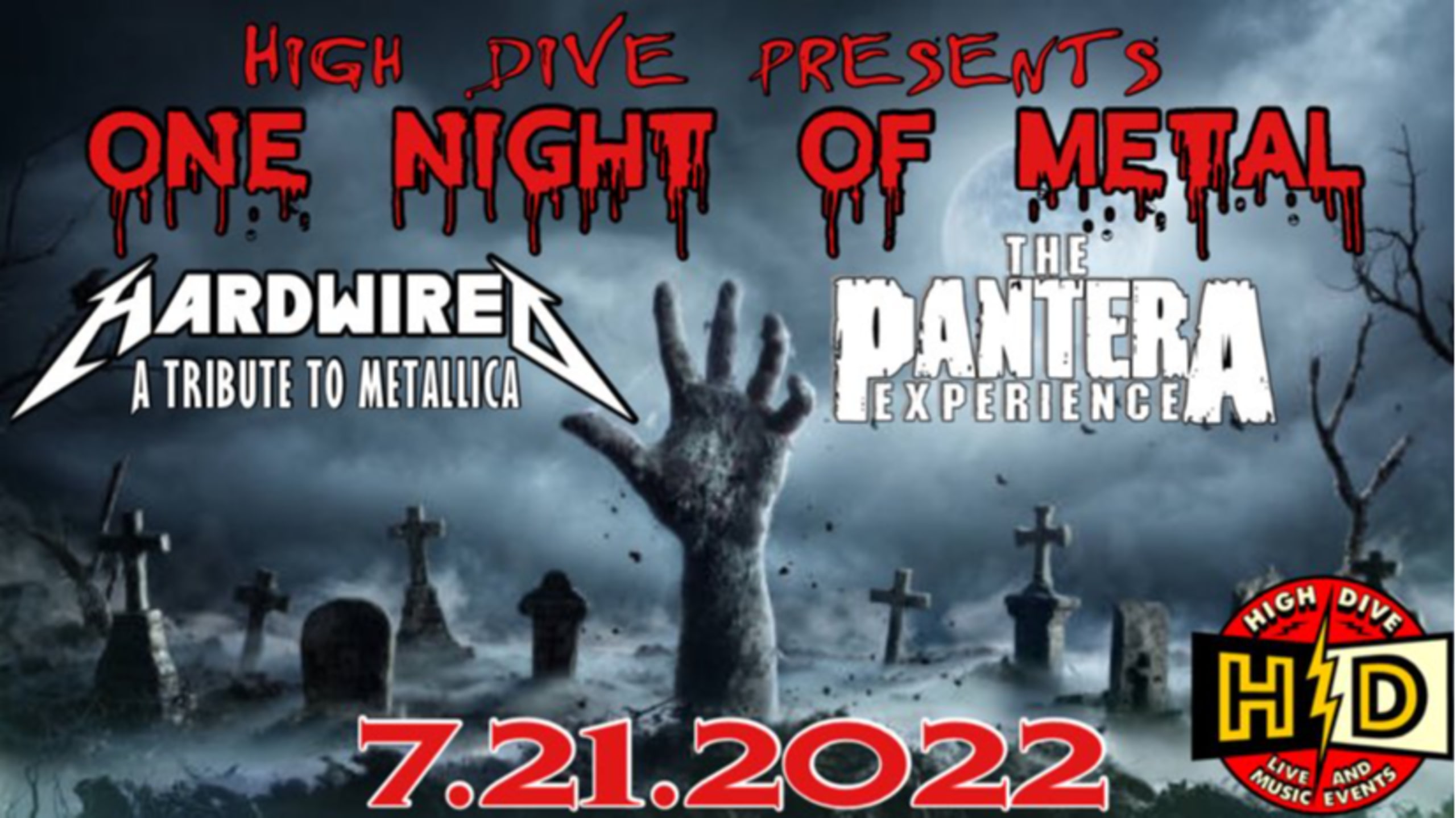 Hardwired A Tribute to Metallica Hardwired Metallica Tribute / The Pantera Experience Veeps