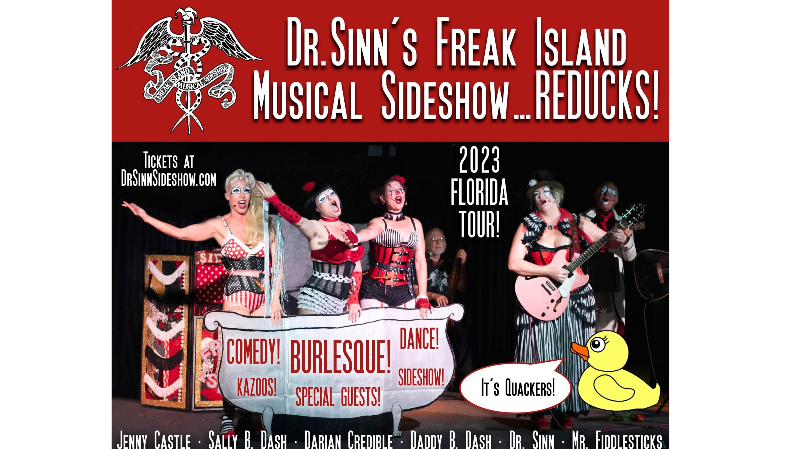 Dr. Sinn’s Freak Island Musical Sideshow