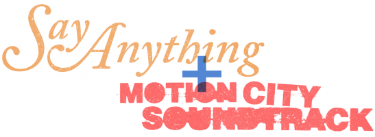 Say Anything + Motion City Soundtrack logo