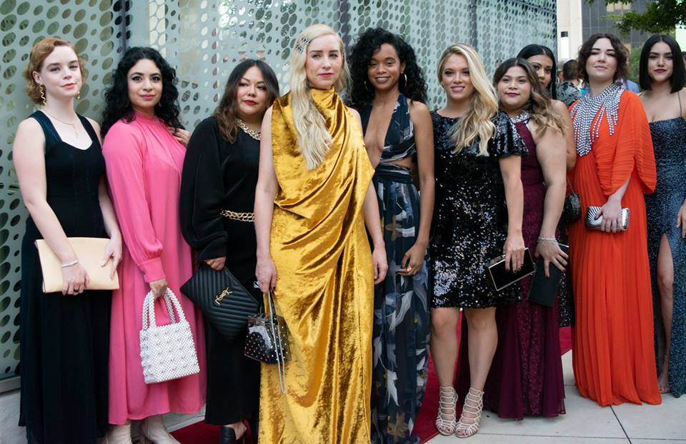 Guests lined up on the red carpet at the 2018 San Antonio Fashion Awards