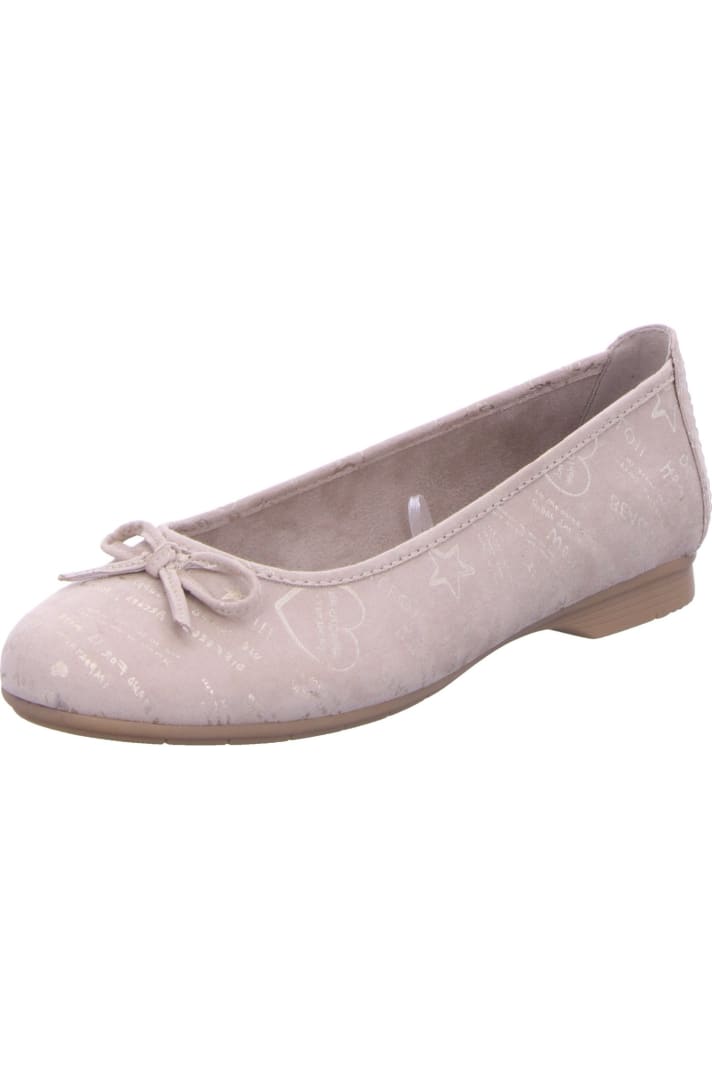 Ballerina vegan Xti beige con intreccio e fiocco