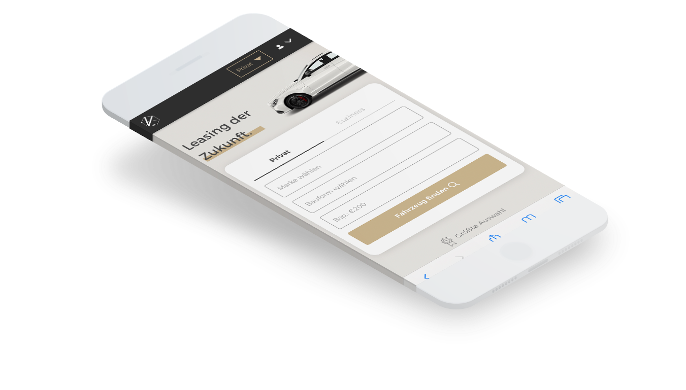 About us phone mock