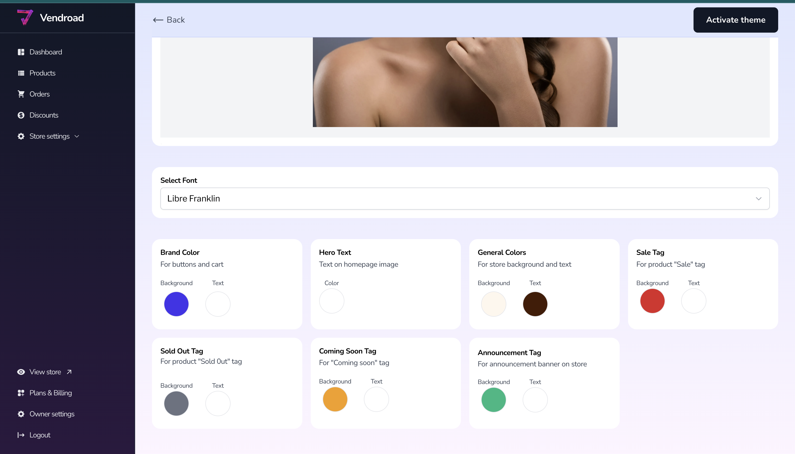 Customize look and feel