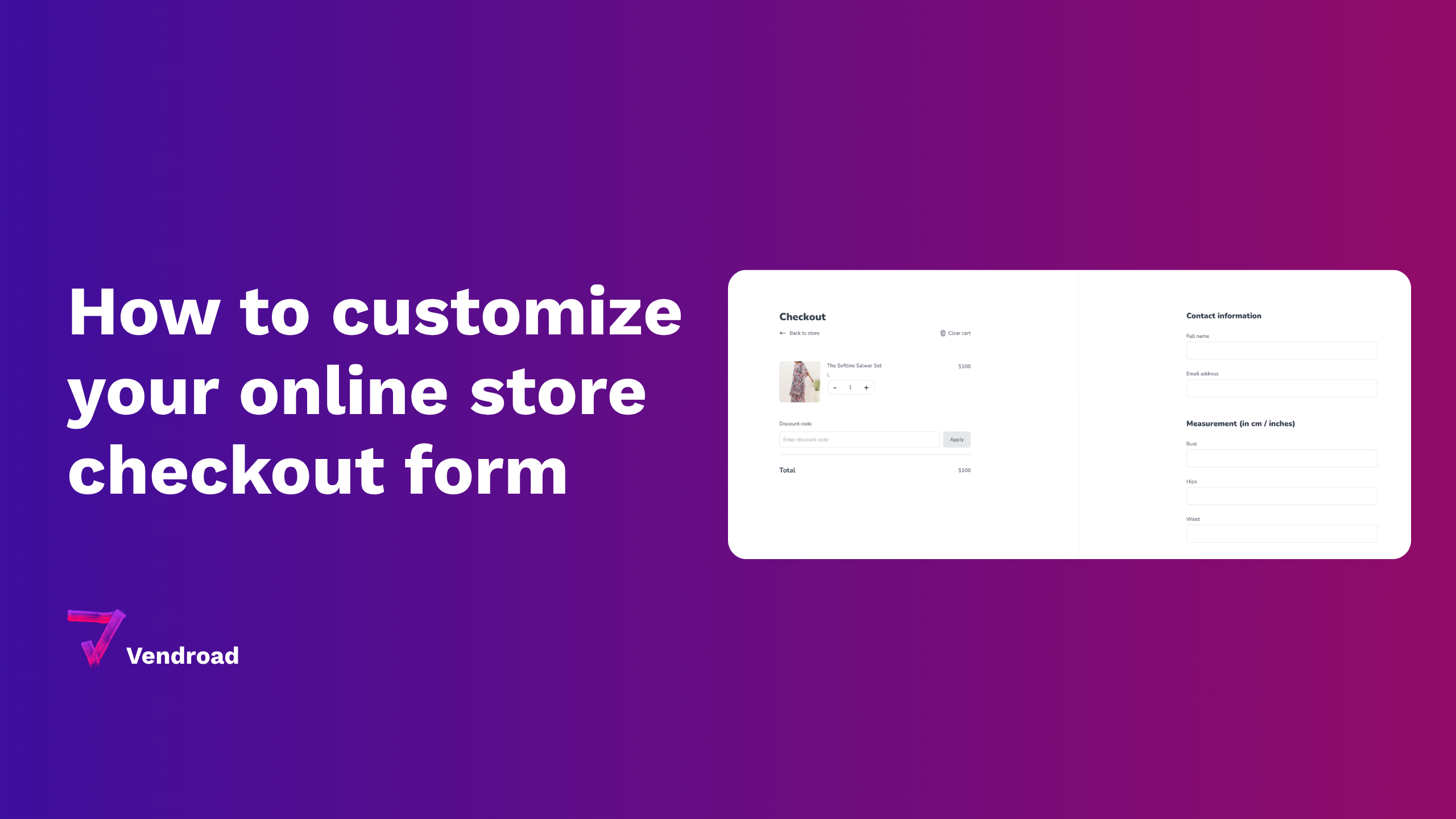 How to customize your online store checkout for custom orders