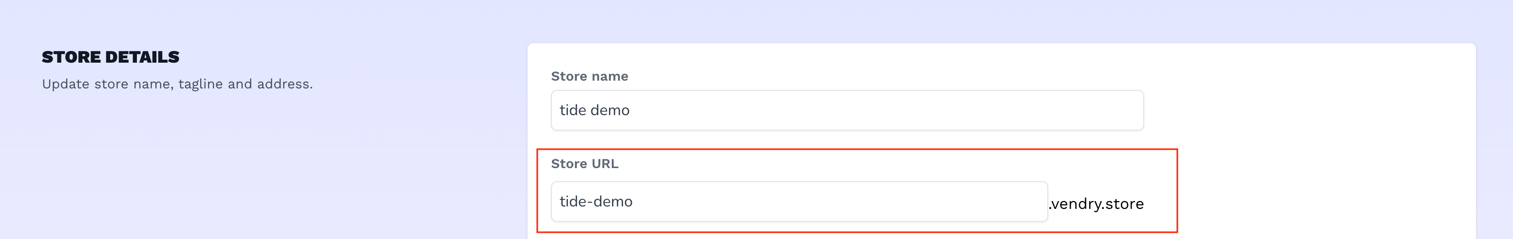 default store link