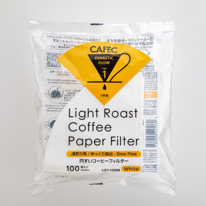 Jual Cafec V6001 LIGHT roast level coffee filter LC1100W Putih di