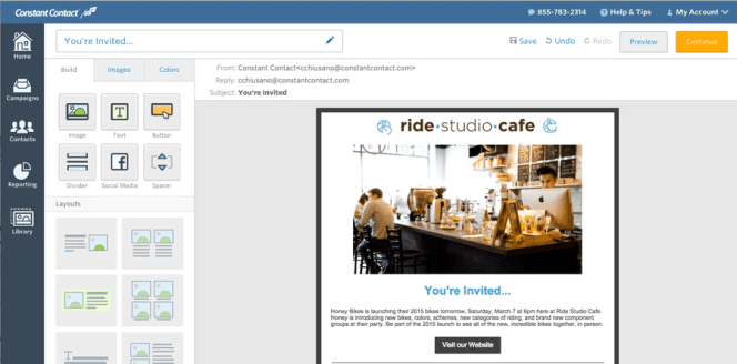 Constant Contact email builder Constant Contact email builder