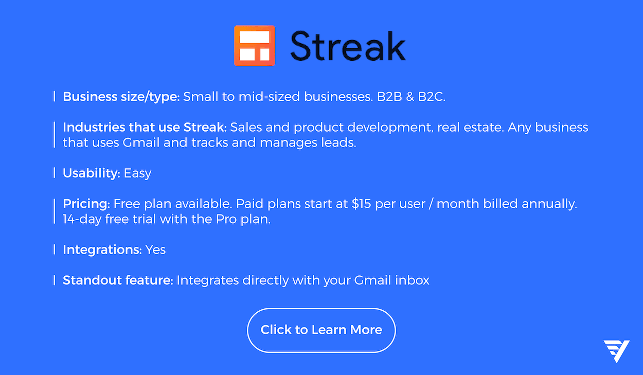streak crm