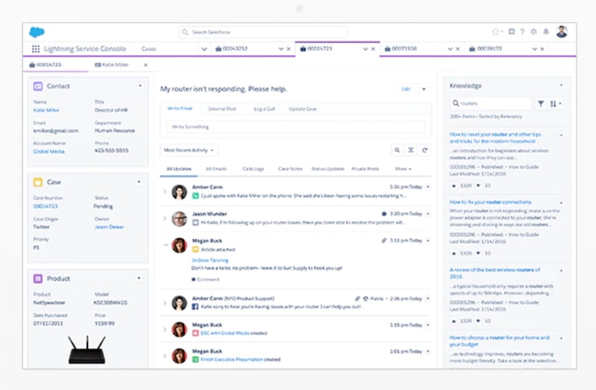 Salesforce’s Lightning Service Console