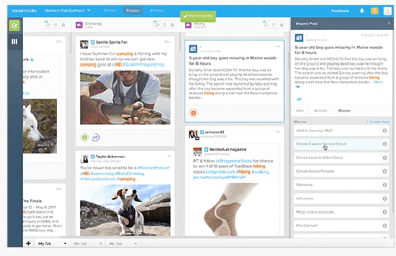 salesforce social crm