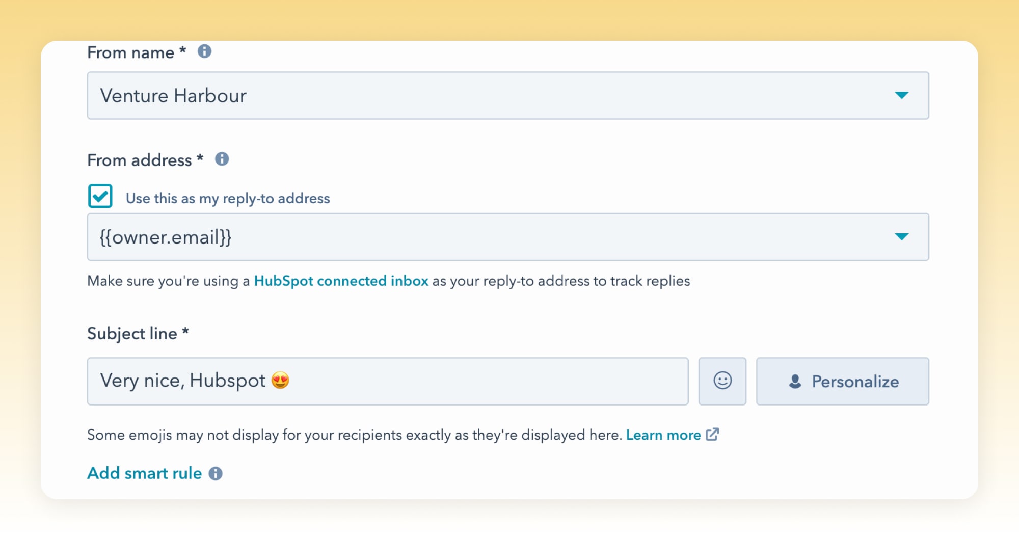 Hubspot emojis in subject lines