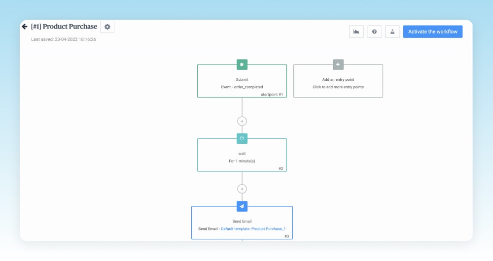 Sendinblue Email Automation Builder