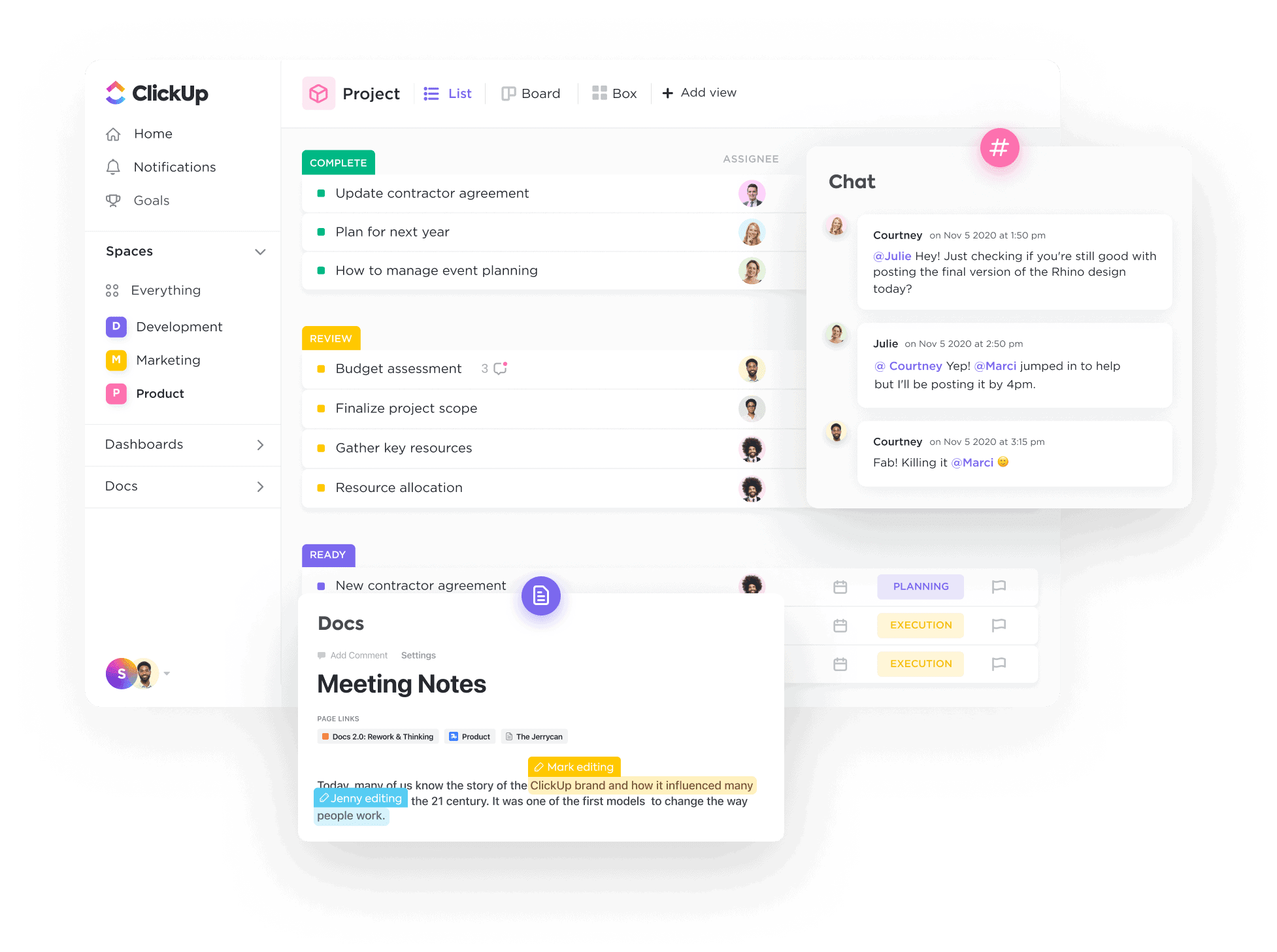 ClickUp project
